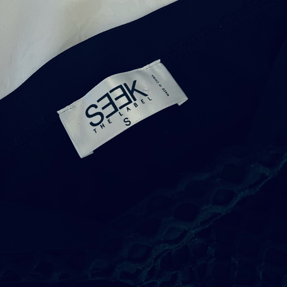 SEEK The Label Sz S Casual skirt Black